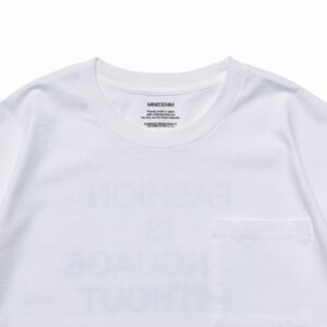 FASHION IS LANGUAGE Crewneck Pocket Tee