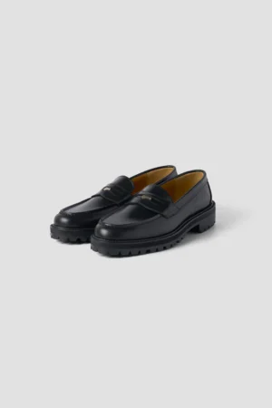 COIN LOFER DUPUY CALF LEATHER BLACK