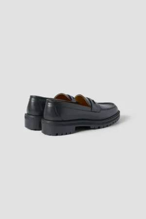 COIN LOFER DUPUY CALF LEATHER BLACK