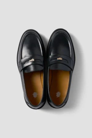 COIN LOFER DUPUY CALF LEATHER BLACK