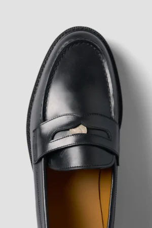 COIN LOFER DUPUY CALF LEATHER BLACK