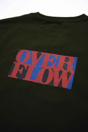 OVER FLOW 別注 CREW NECK SWEAT SHIRT