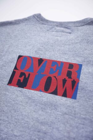 OVER FLOW 別注 CREW NECK SWEAT SHIRT