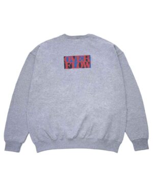 OVER FLOW 別注 CREW NECK SWEAT SHIRT