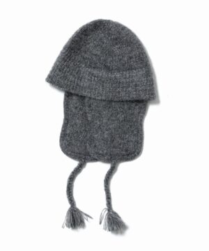 EARFLAP KNIT BELL CAP (MOHAIR)