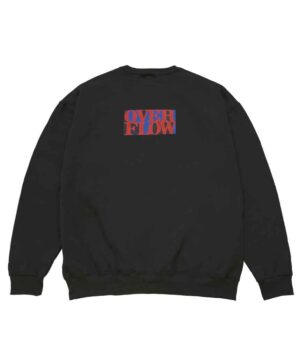 OVER FLOW 別注 CREW NECK SWEAT SHIRT