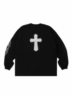 Pima Cotton L/S Tee (Leaf Skull)