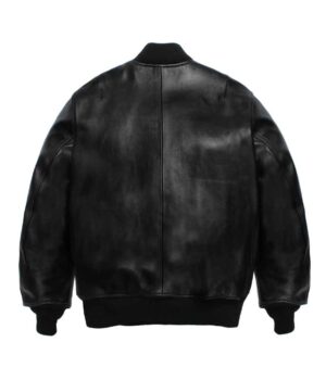LEATHER MA-1 FLIGHT JACKET