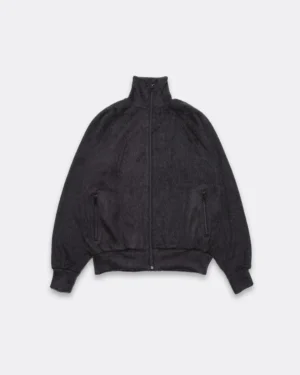 A.Wool Shaggy Track Jacket