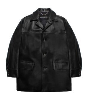 LEATHER CAR COAT