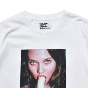 Mike Dowson Holding a Banana Girl Photo Tee by Stie-lo