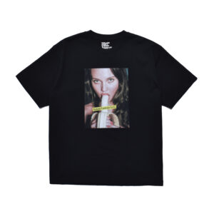 Mike Dowson Holding a Banana Girl Photo Tee by Stie-lo