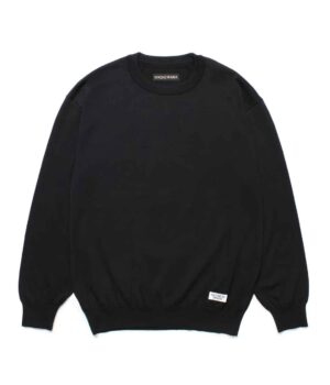 COTTON KNIT CREW NECK SWEATER
