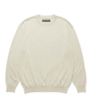 COTTON KNIT CREW NECK SWEATER