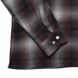 T.Rayon Ombre Open Collar Shirt