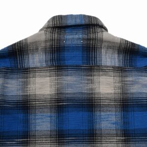 Heavy Cotton Flannel Ombre Work Shirt