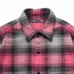 Heavy Cotton Flannel Ombre Work Shirt