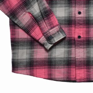 Heavy Cotton Flannel Ombre Work Shirt
