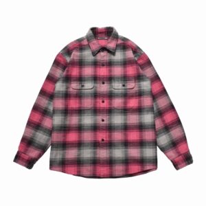 Heavy Cotton Flannel Ombre Work Shirt