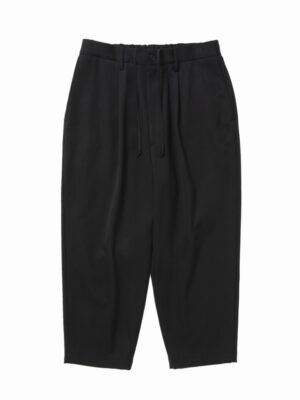 Wool Gabardine Ankle Cut Easy Trousers