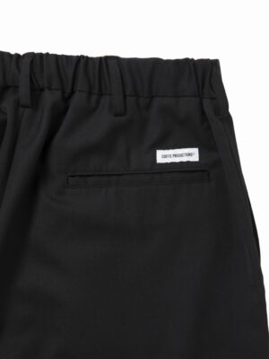 Wool Gabardine Ankle Cut Easy Trousers