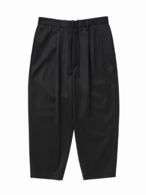 Wool Gabardine Ankle Cut Easy Trousers