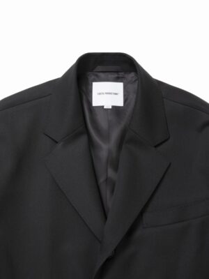 Wool Gabardine Single Breasted Jacket