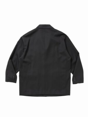Wool Gabardine Single Breasted Jacket
