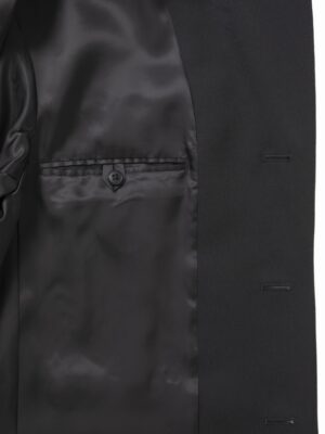 Wool Gabardine Single Breasted Jacket