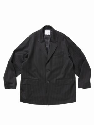 Wool Gabardine Single Breasted Jacket