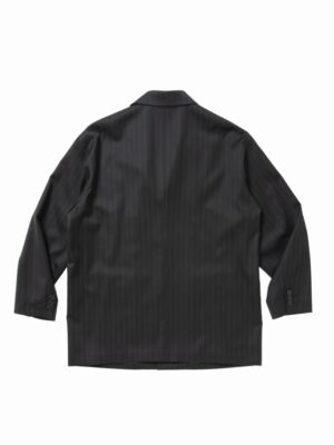 Wool Gabardine Single Breasted Jacket