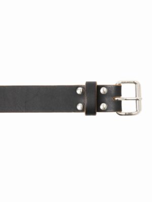 Tea-Core Leather Narrow Belt