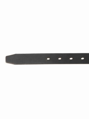 Tea-Core Leather Narrow Belt