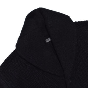 Baby Alpaca Wool Shawl Collar Knit Cardigan