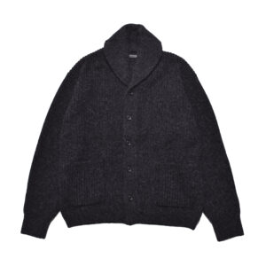 Baby Alpaca Wool Shawl Collar Knit Cardigan