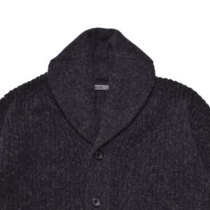 Baby Alpaca Wool Shawl Collar Knit Cardigan