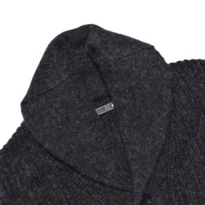 Baby Alpaca Wool Shawl Collar Knit Cardigan