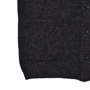Baby Alpaca Wool Shawl Collar Knit Cardigan