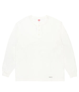 HEALTHKNIT / HENLEY NECK LONG SLEEVE T-SHIRT