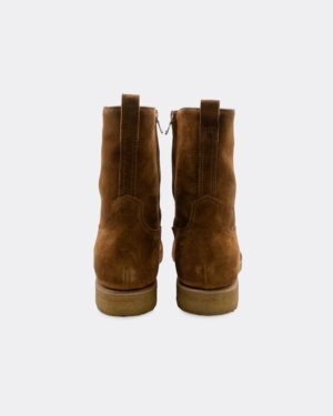Suede Side Zip Boots