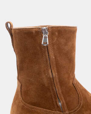 Suede Side Zip Boots