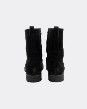 Suede Side Zip Boots