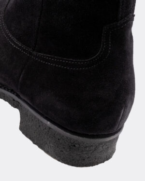 Suede Side Zip Boots